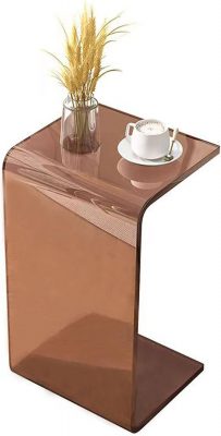 CB2 Peekaboo Acrylic C Table