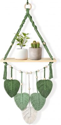 Urban Outfitters Macrame Wall Shelf